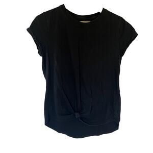 Abercrombie & Fitch knitted crew tee soft black t-shirt soft A&F women's size M